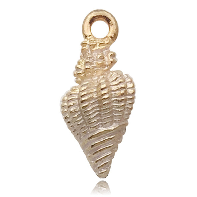 Wholesale Alloy Drip Oil Ocean Starfish Shell Pendant DIY Necklace Pendant Accessories